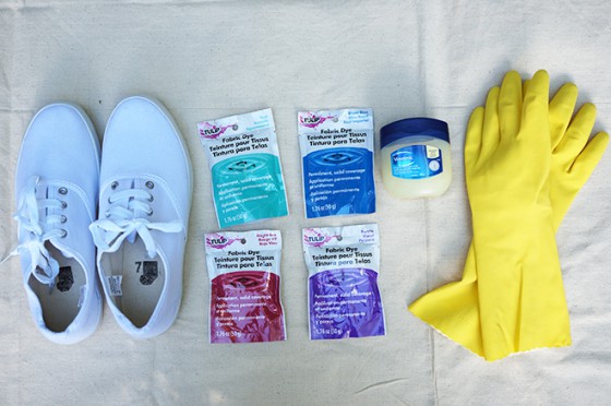 white fabric dye for shoes