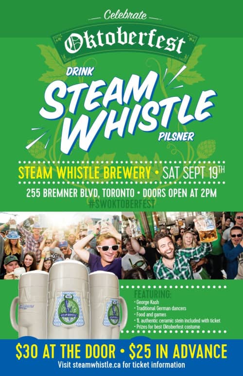 Raise Your Stein And Kick Off Oktoberfest With Steam Whistle