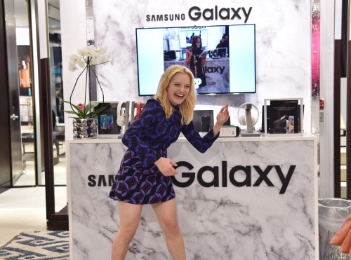 Mandatory Credit: Photo by Buckner/Variety/REX Shutterstock (5074163be) Elisabeth Moss Variety Fandango Studio Powered By Samsung Galaxy, Toronto International Film Festival, Canada - 13 Sep 2015