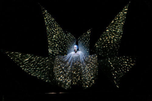 Erika Miklósa as the Queen of the Night in Mozart’s “Die Zauberflöte.” Photo: Ken Howard/Metropolitan Opera