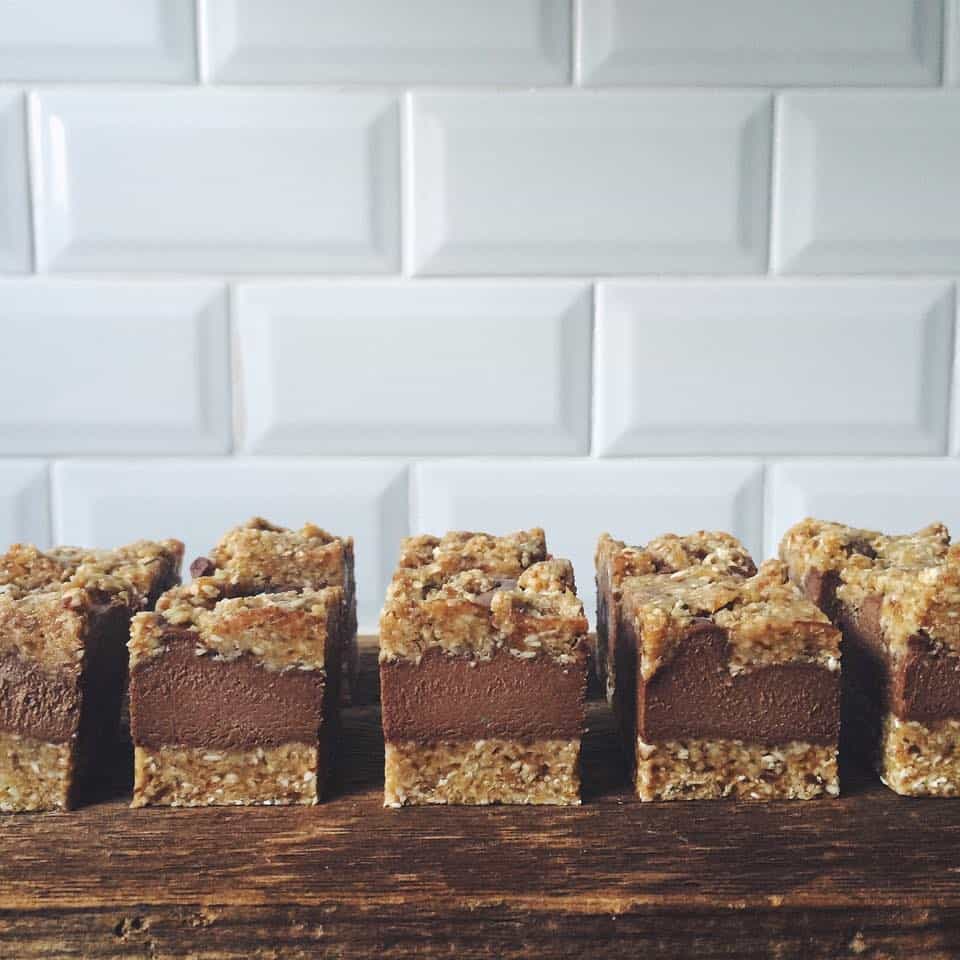 Oatmeal Fudge Bars