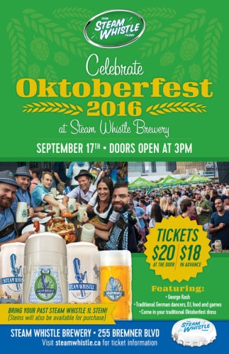 Our Pick Of The Week Steam Whistle Brewing Oktoberfest