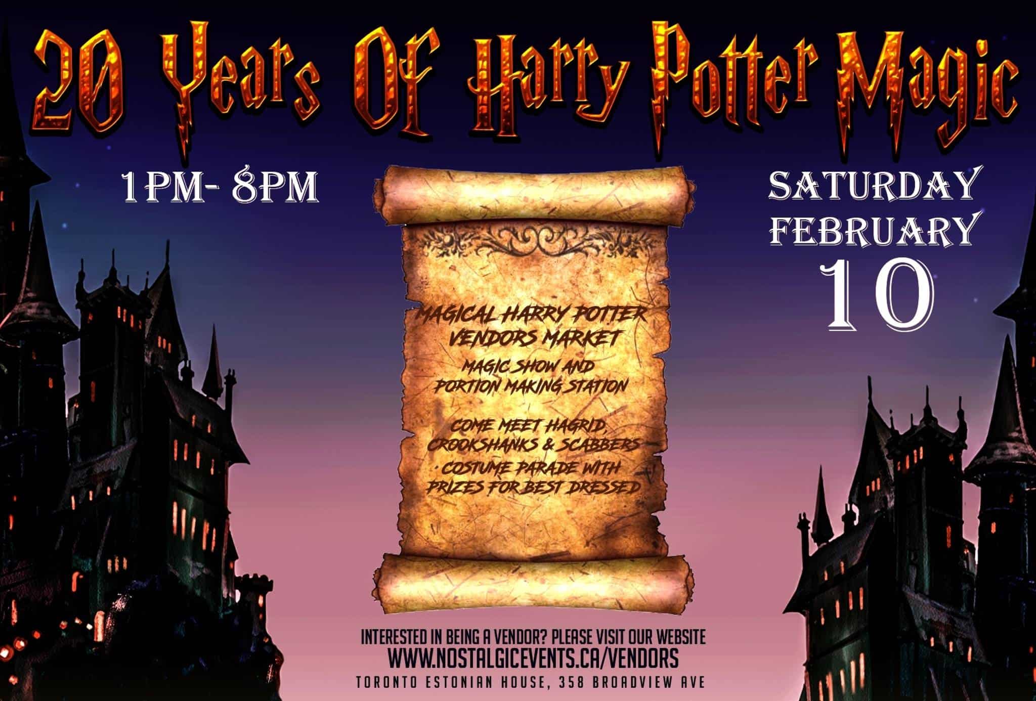 Our Pick of the Week 20 Years of Harry Potter Magic Shedoesthecity