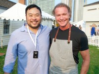 David Chang (left), Mark McEwan