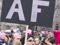 TORONTO, ON: Women's March Toronto. Saturday January 20th 2017. Queen's Park followed by March to US Consulate followed by City Hall. Speakers and musicians present. 50,000 + people in attendance. Photos by Solana Cain