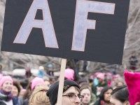 TORONTO, ON: Women's March Toronto. Saturday January 20th 2017. Queen's Park followed by March to US Consulate followed by City Hall. Speakers and musicians present. 50,000 + people in attendance. Photos by Solana Cain