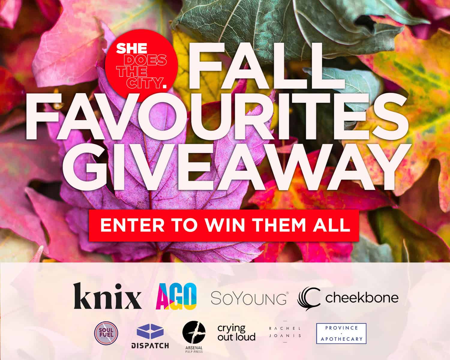 We brought together 10 brands we love for one incredible fall giveaway!
