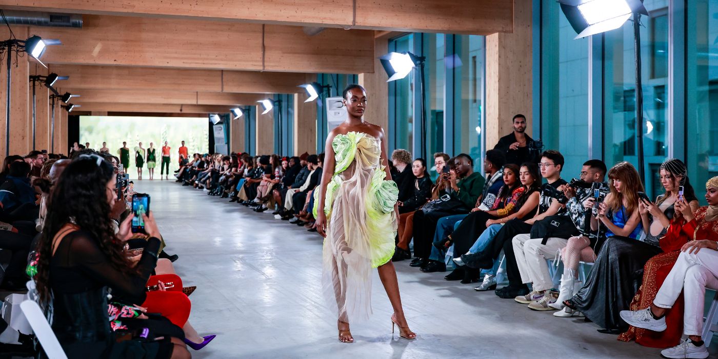 Anna Pazhava runway at Fashion Art Toronto.